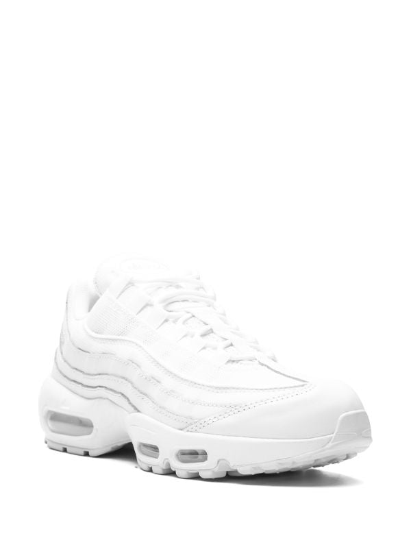All-White Air Max‑Style Sneaker